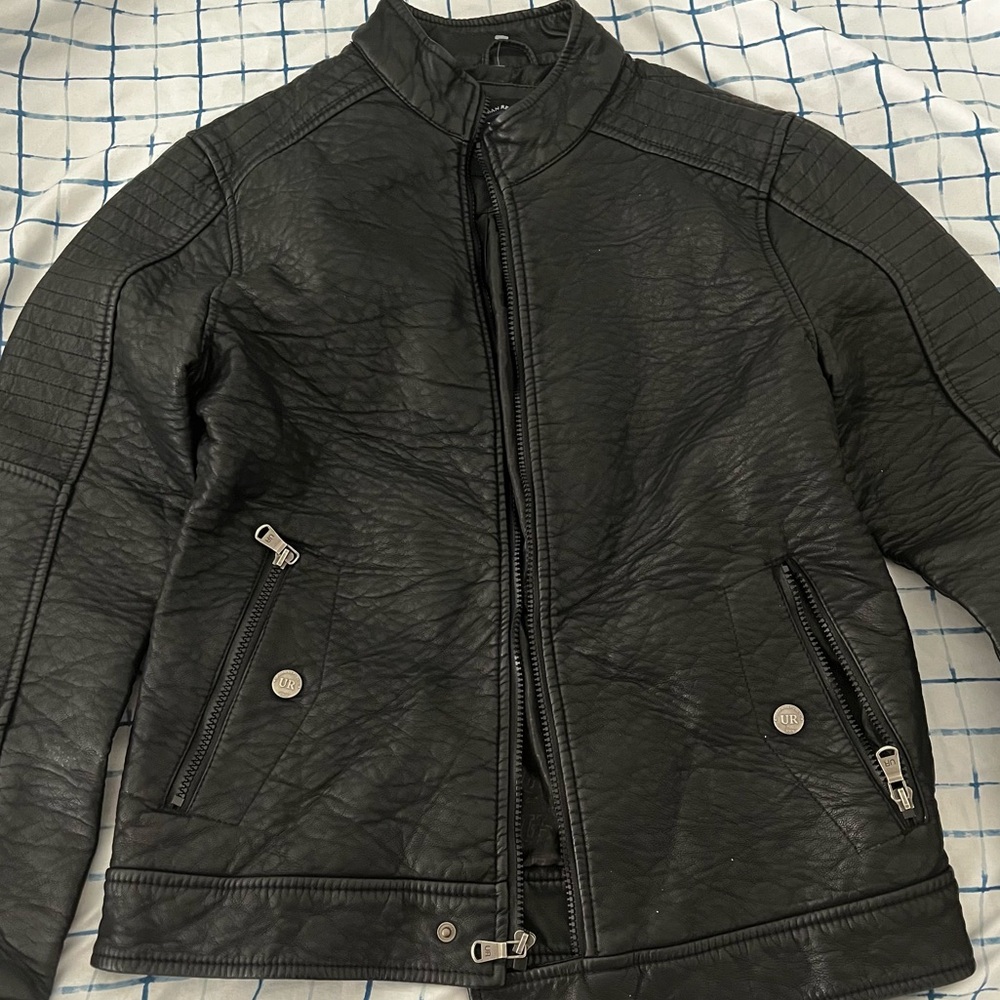 Urban Republic Black Lightweight Shirt Jacket with Textured Fabric